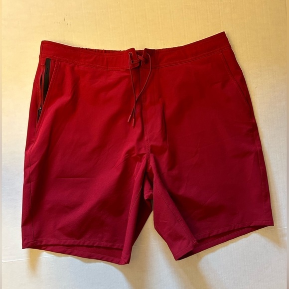 Ten Thousand 9”Foundation liner Brick Red mens shorts w/pockets NWT Sz-XXL. K6 - Picture 4 of 13